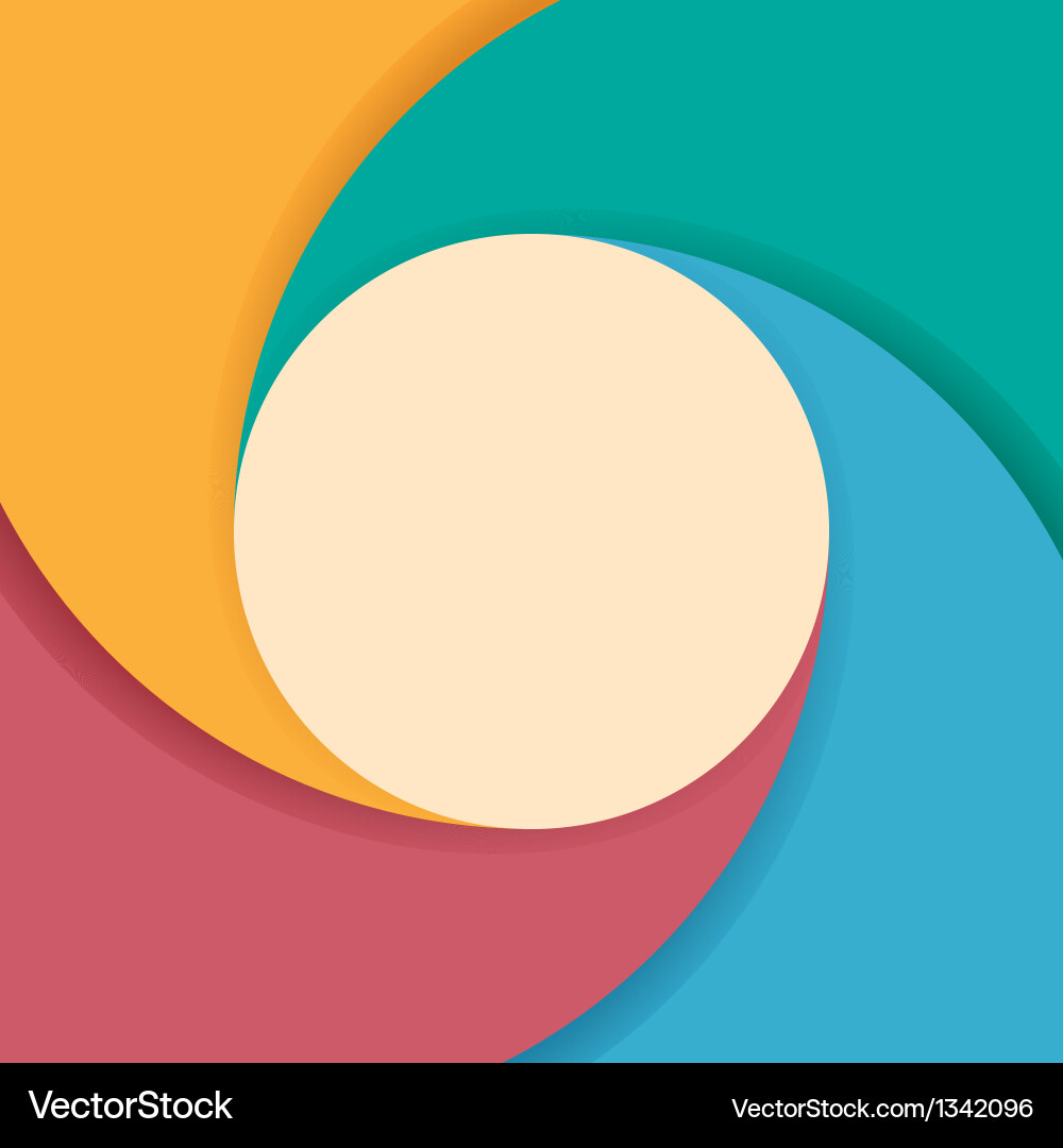 Abstract Color Shutter Background vector image