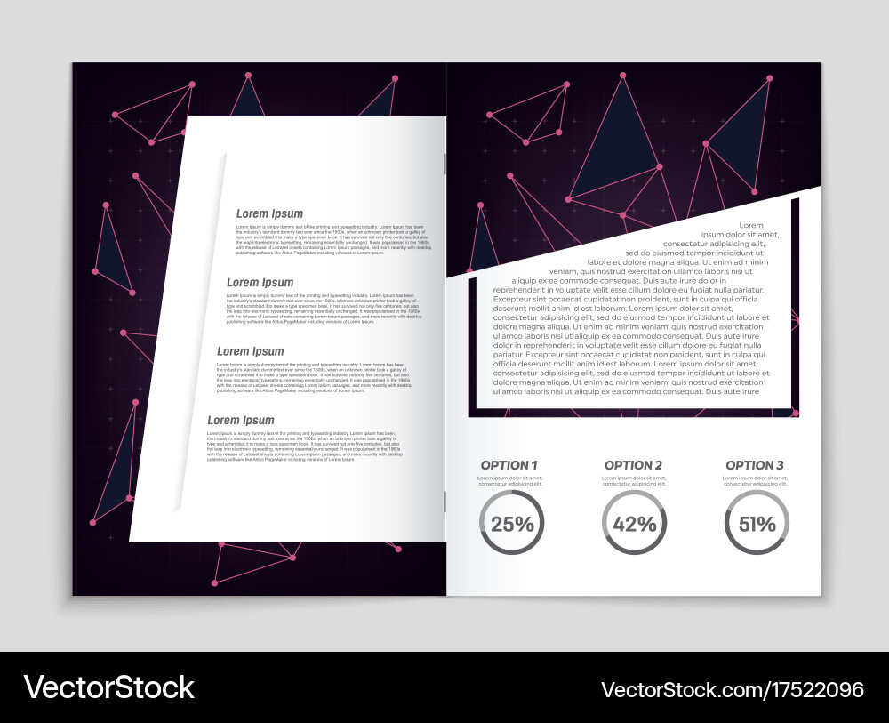 Abstract layout background set for art vector image