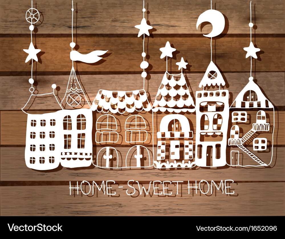 Cozy Wooden Home Background – Royalty-Free Vector | VectorStock, image size:1000x839