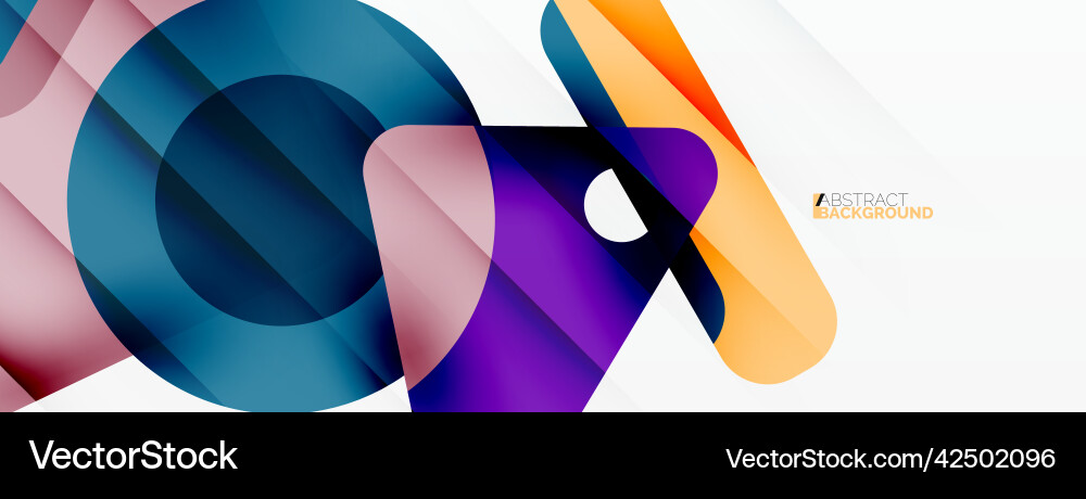 Line triangle square and circle primitive Line triangle square and circle primitive Vector Image
