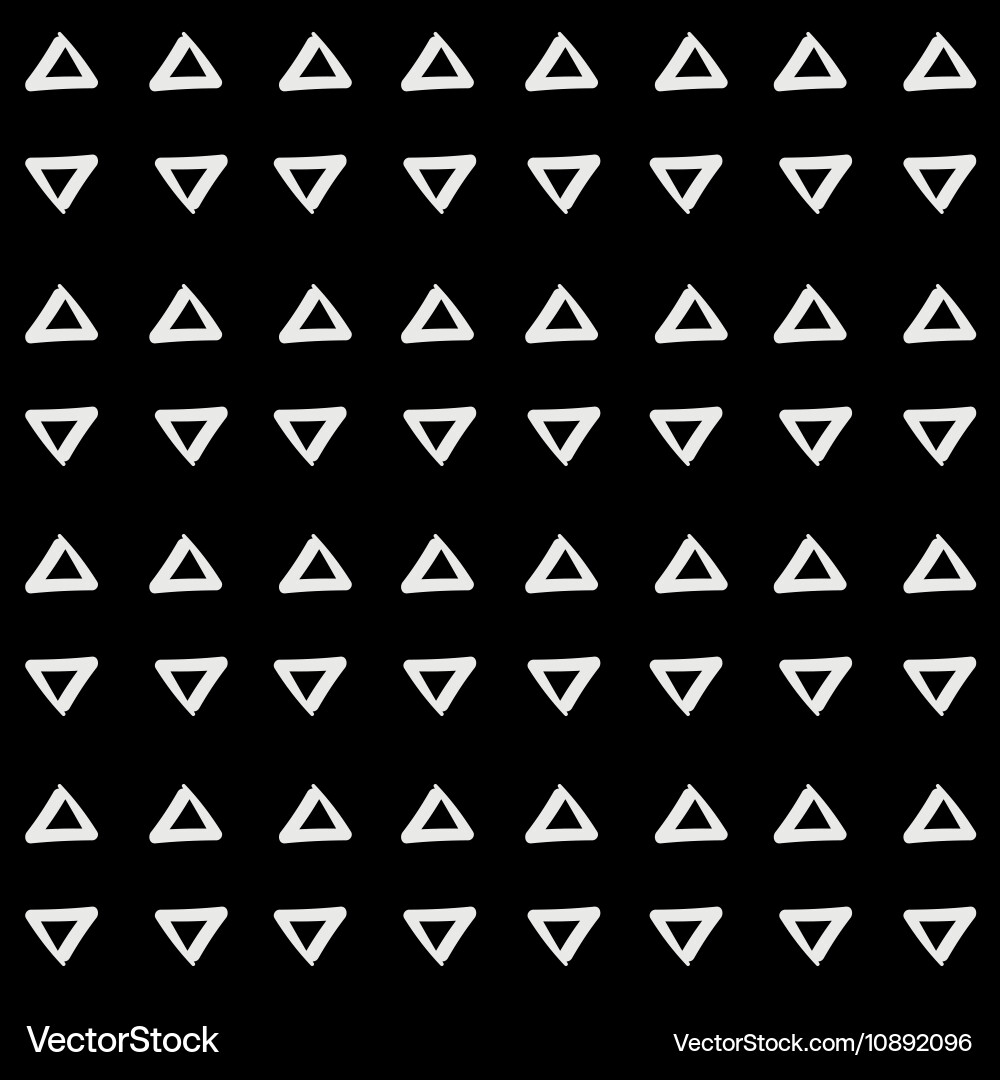Pattern minimalist background triangle retro Vector Image