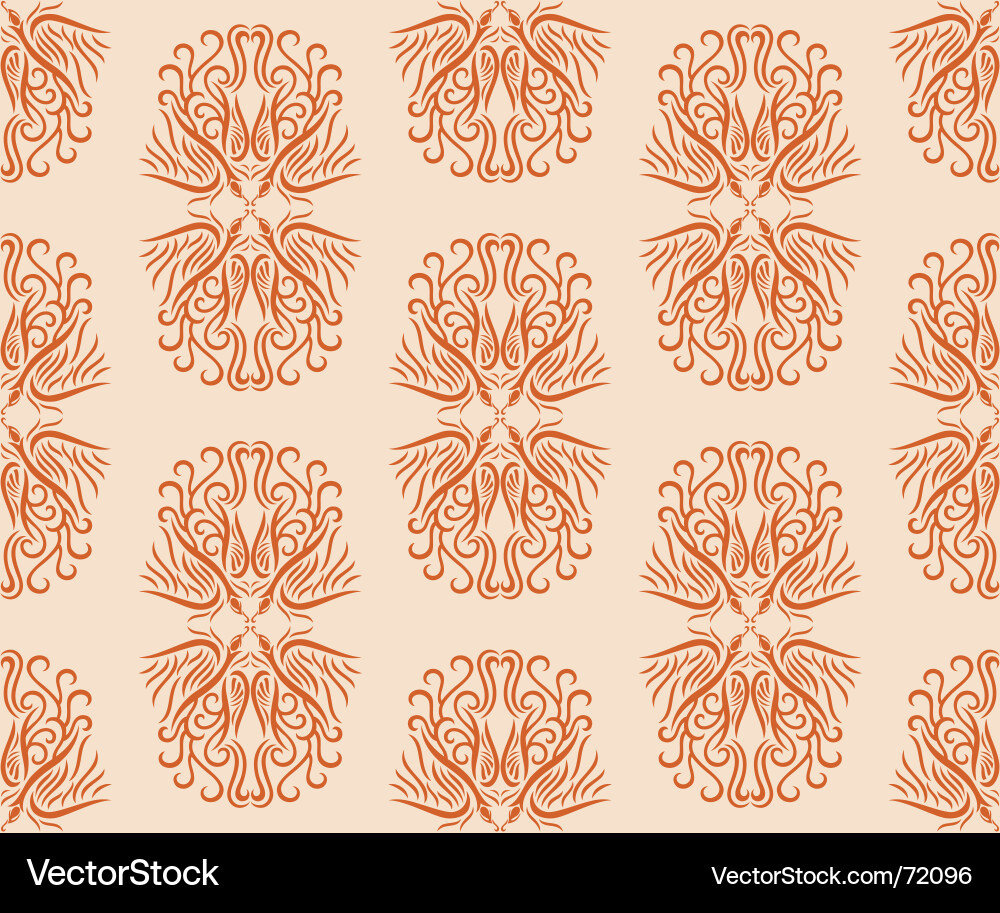 Phoenix pattern Vector Image