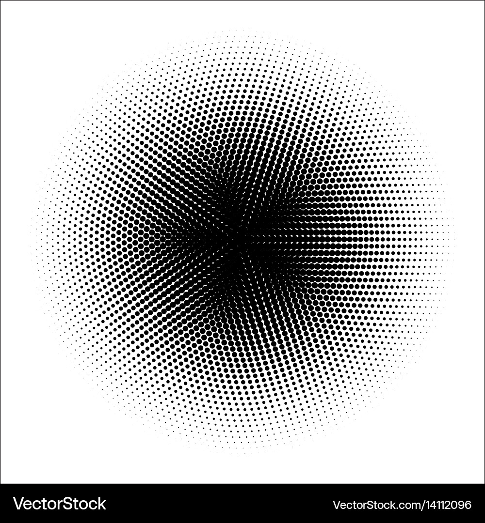 Retro style dotwork background abstract vector image
