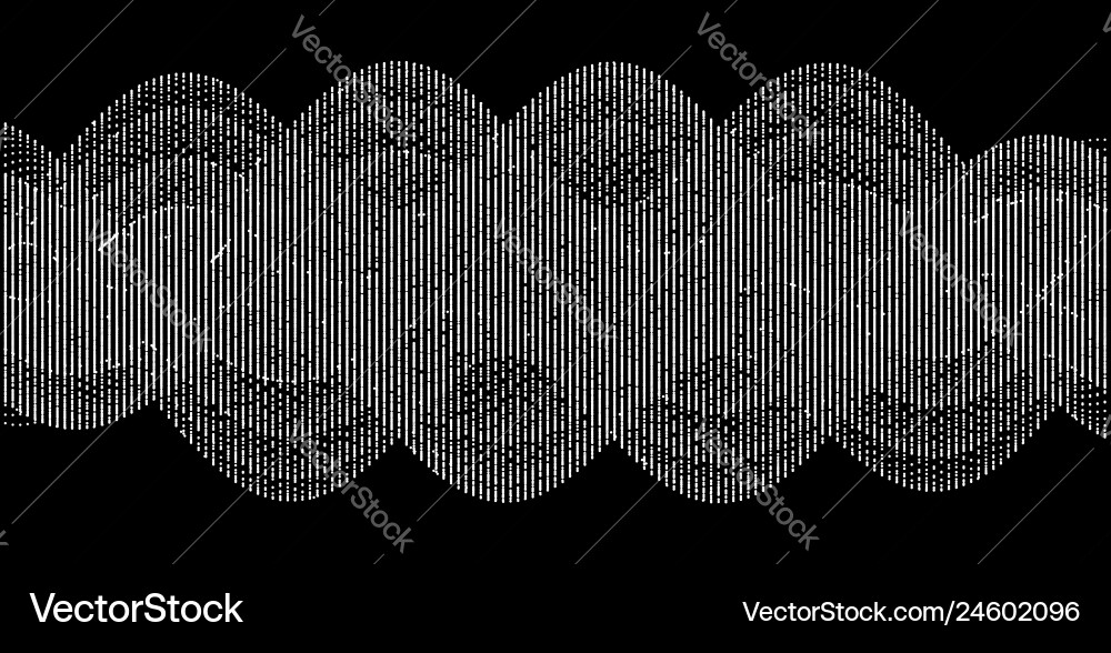 Sound waves dynamic effect with particle 3d grid Sound waves dynamic effect with particle 3d grid vector image