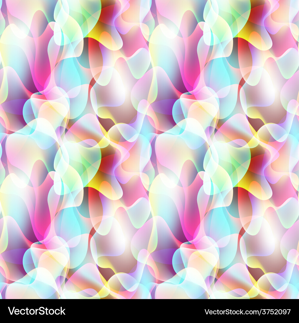 Abstract Color Wave Pattern vector image