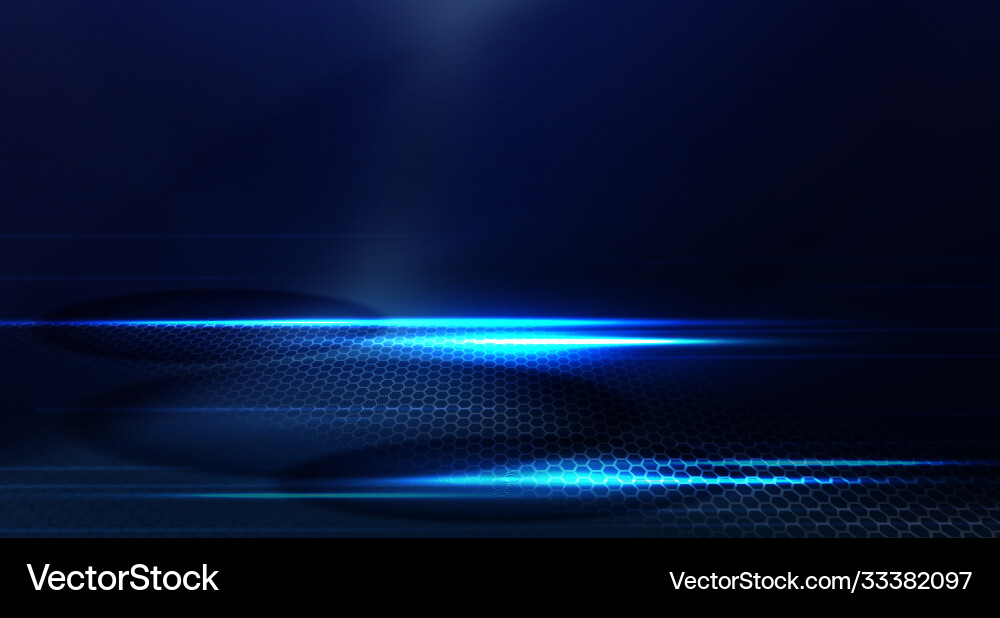 Abstraction composition with a gradient blue Vector Image
