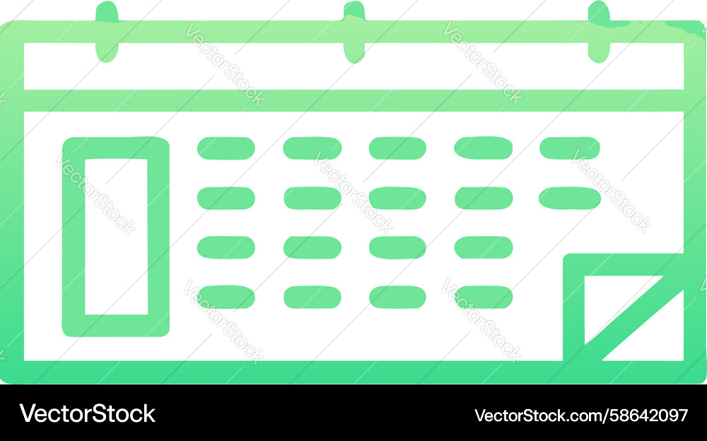 Calendar Checkmark Icon - Task Completion Vector Image