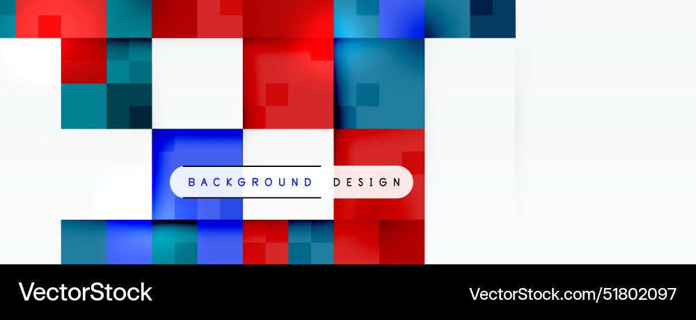 Dynamic colorful squares background Dynamic colorful squares background Vector Image
