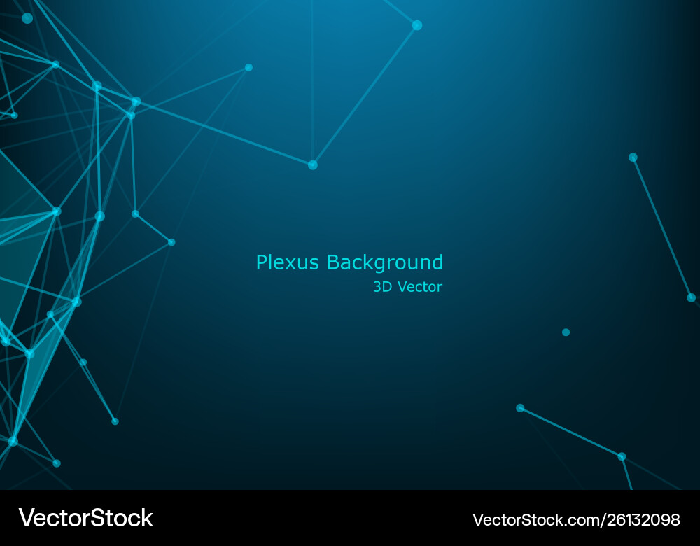 Abstract particles and lines plexus effect Abstract particles and lines plexus effect vector image