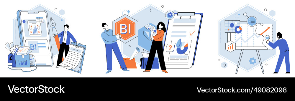 Analysis tool a for datanalysis simplifies Vector Image