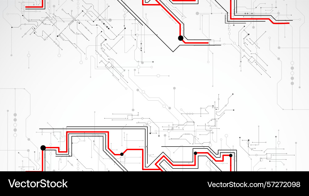 Digital circuit visualization background pattern Digital circuit visualization background pattern vector image