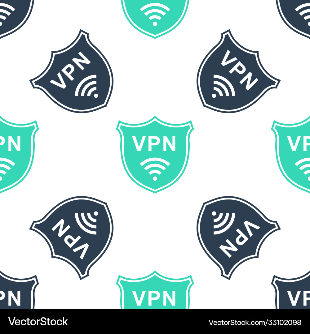 Grüner Schild mit Vpn und Wifi Wireless Internet Grüner Schild mit Vpn und Wifi Wireless Internet vektorbild