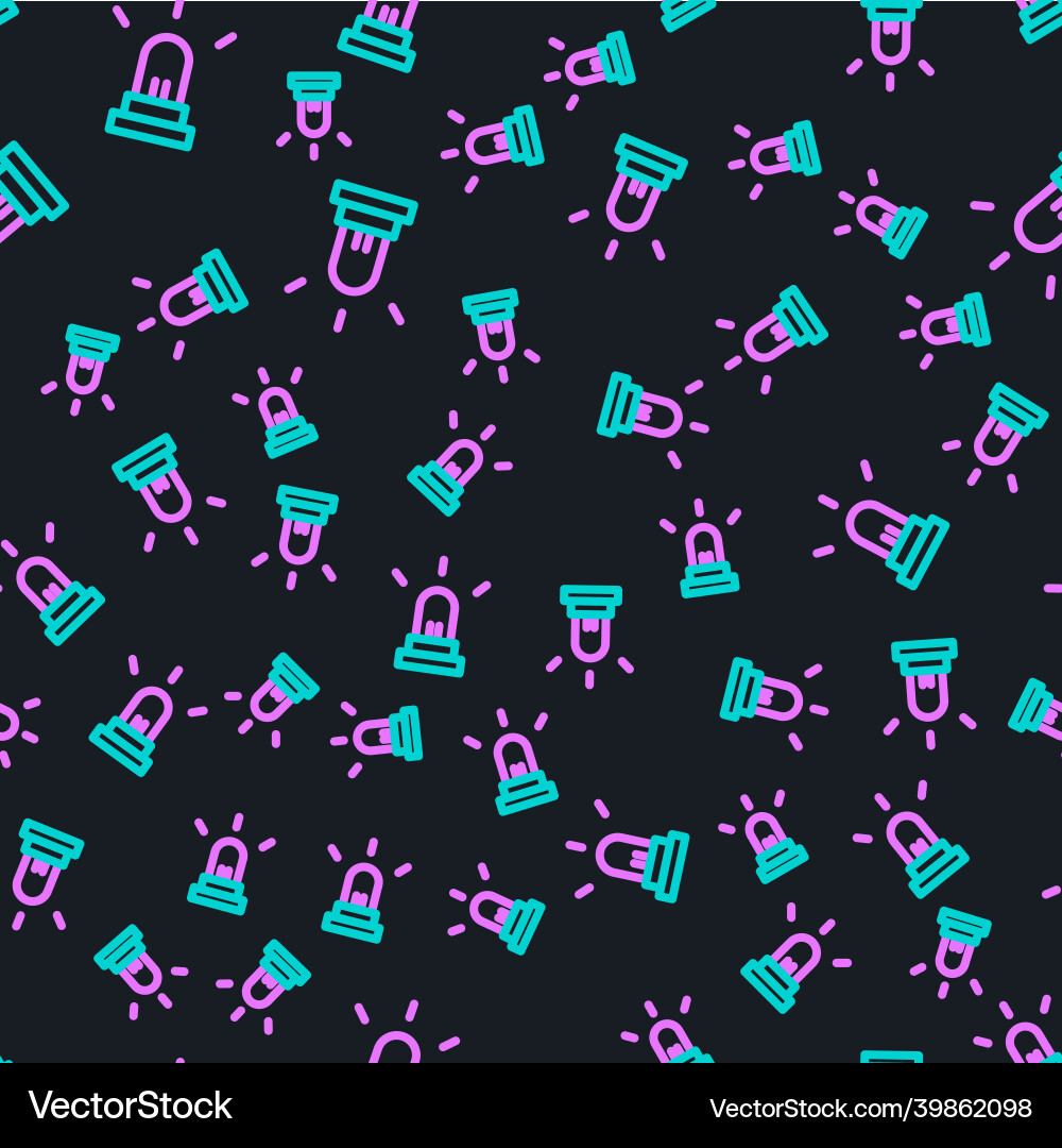 Line motion sensor icon isolated seamless pattern Line motion sensor icon isolated seamless pattern Vector Image