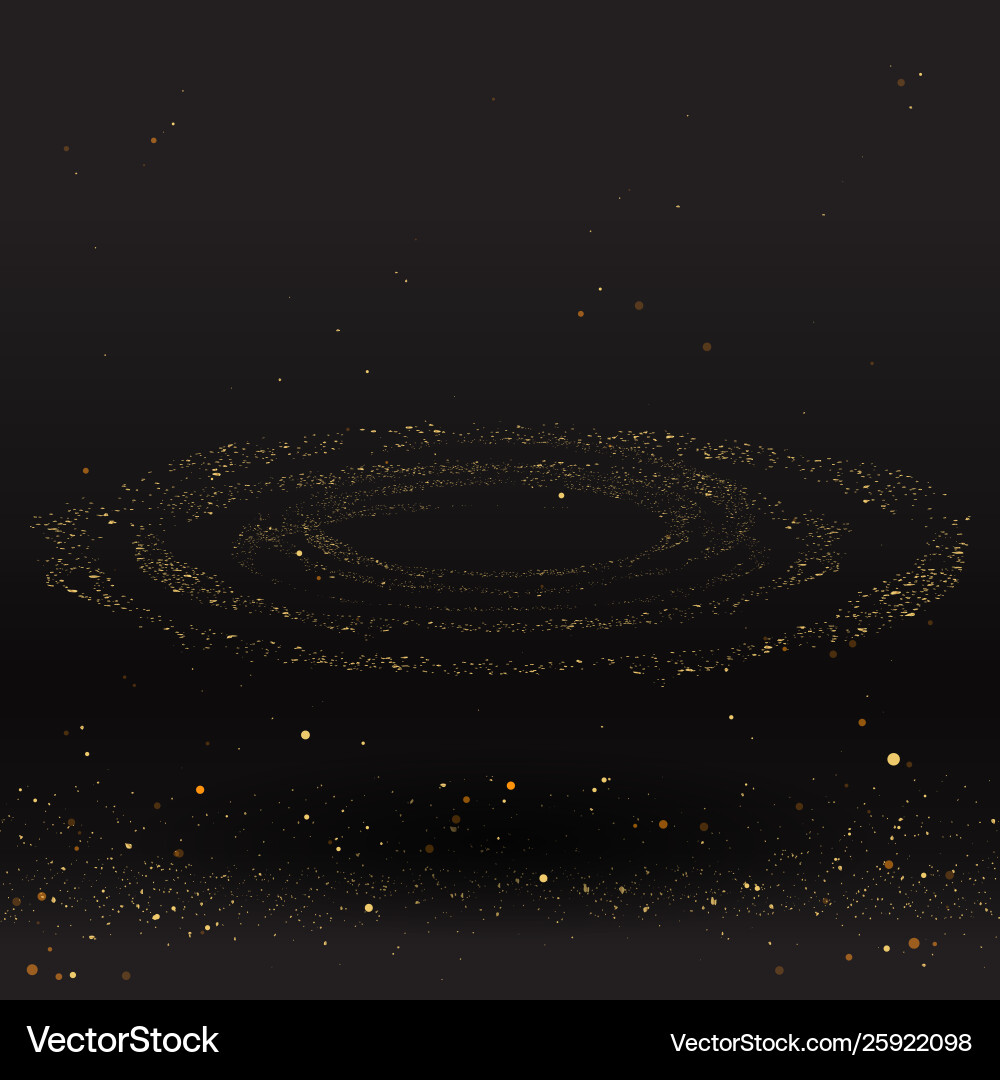 Luxury golden sparkle background glitter magic Luxury golden sparkle background glitter magic vector image