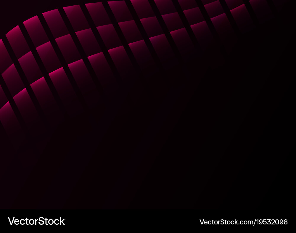 Pink abstract pixel curve background vector image