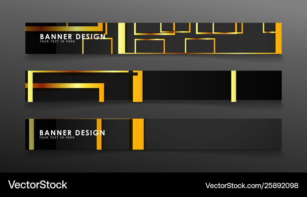 Set a banner with rectangular background Set a banner with rectangular background vector image