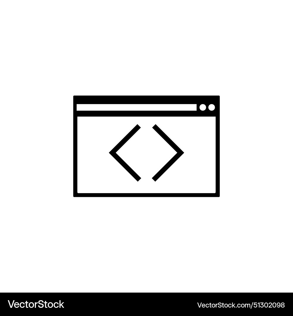 Web programming application editing digital code Web programming application editing digital code vector image