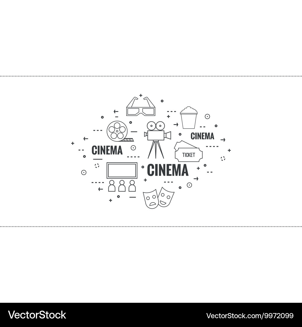 Abstract background with popcorn vector image