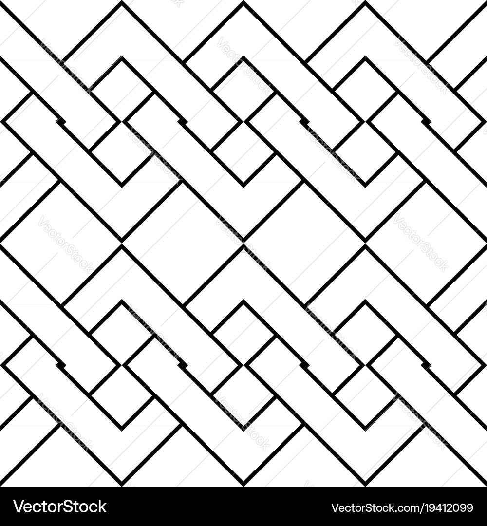 Design seamless monochrome chain pattern vector image