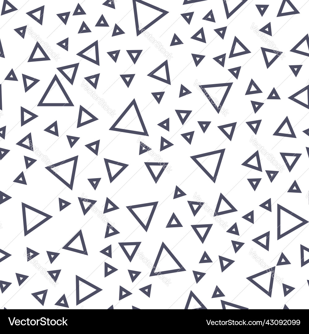 Seamless repeatable geometric pattern scattered Vector Image