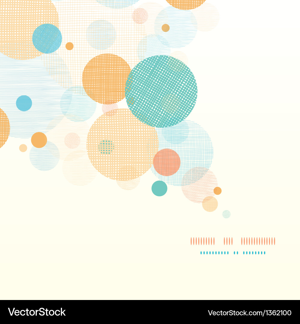 Abstract Circles Diagonal Pattern vector image