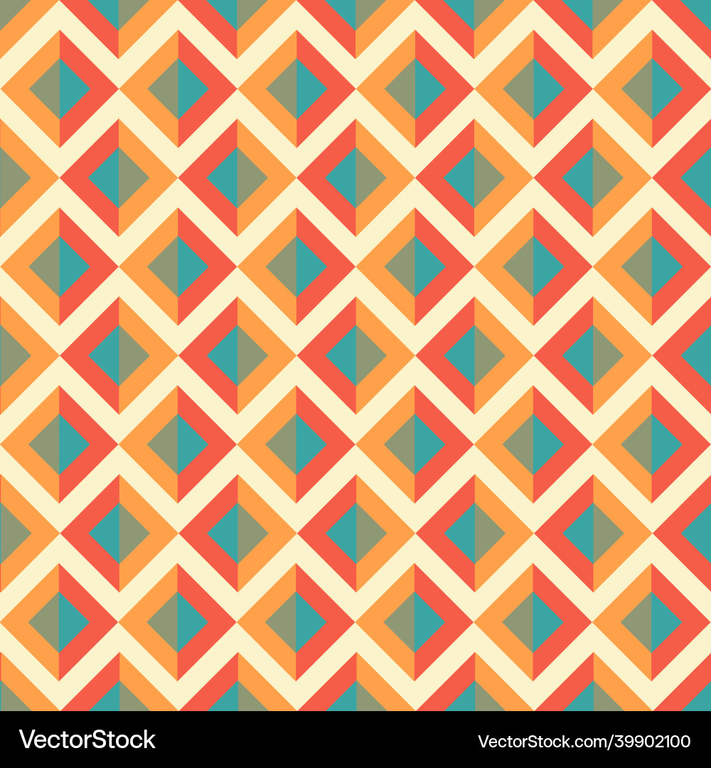 Abstract geometric seamless pattern background Vector Image