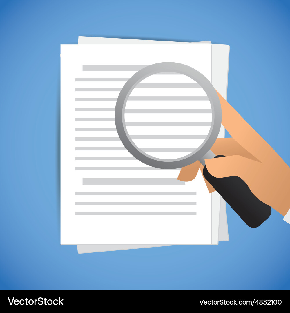 Document design vector image