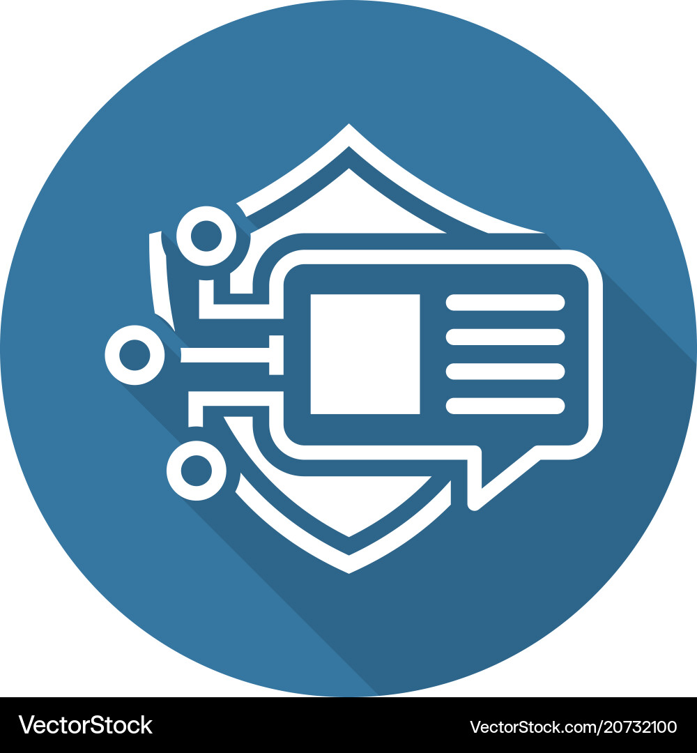 Encrypted messaging icon Vector Image
