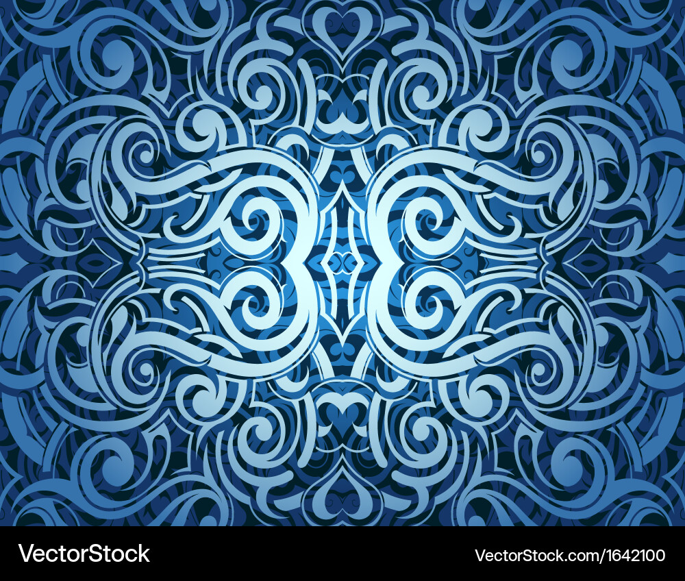 Intricate Swirl Pattern vector image