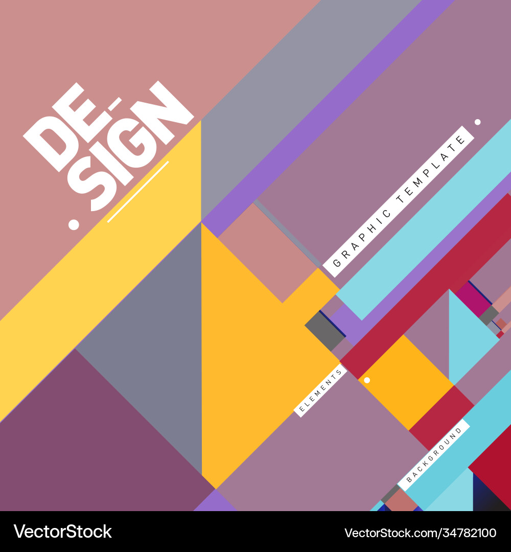 Modern colorful background material design Modern colorful background material design vector image