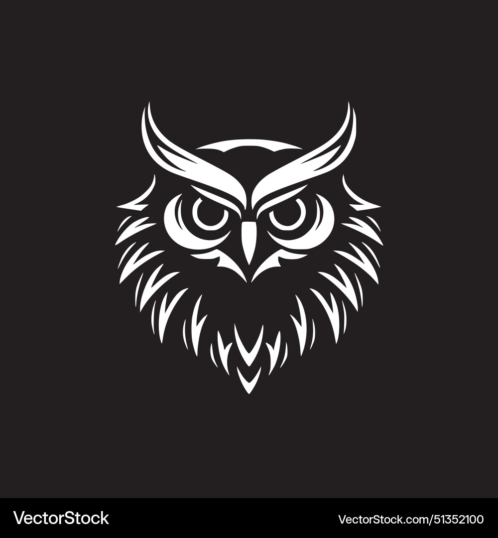 Owl - hochwertiges Logo ideal für T-Shirt Owl - hochwertiges Logo ideal für T-Shirt vektorbild