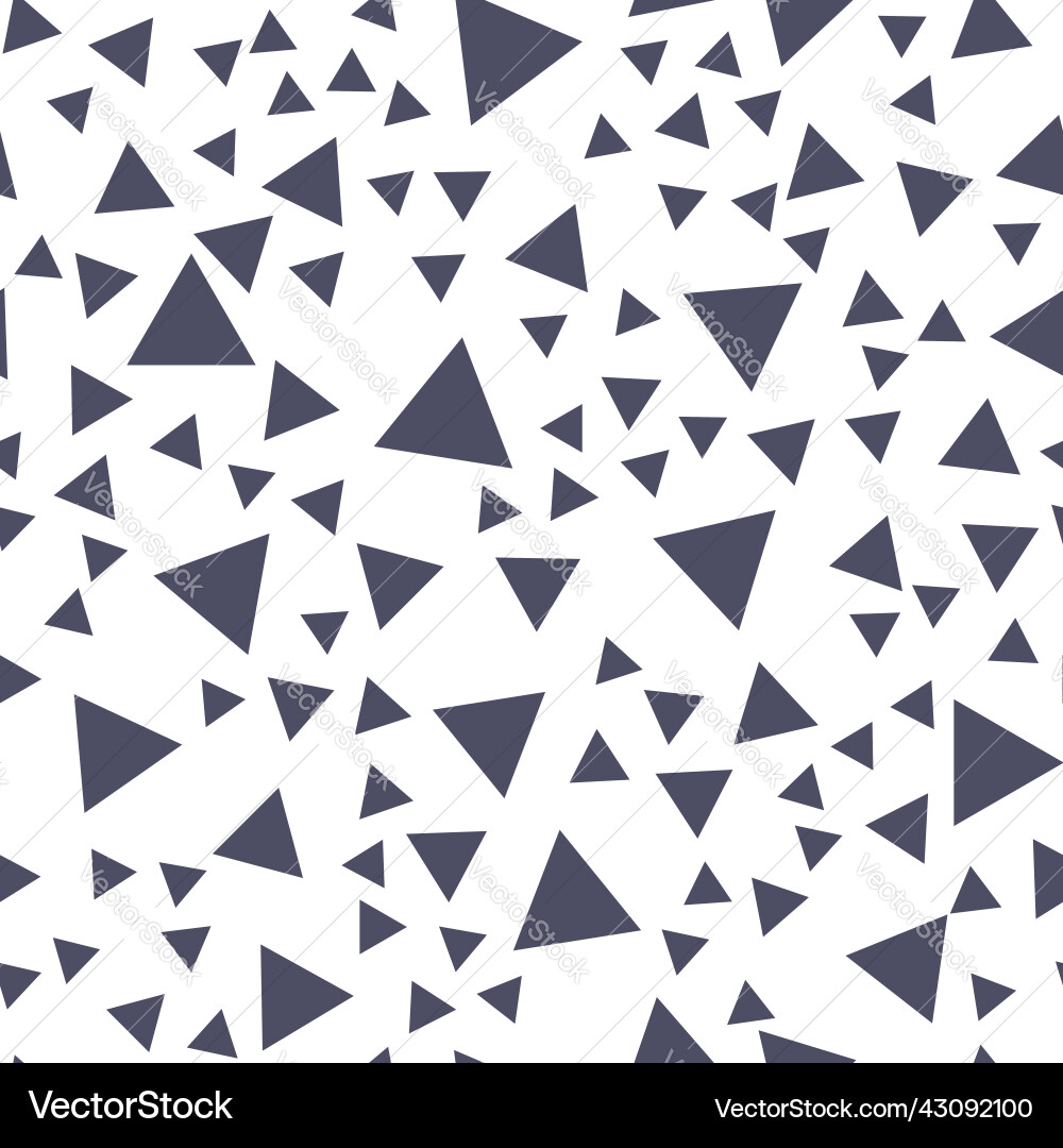 Seamless repeatable geometric pattern scattered vector image