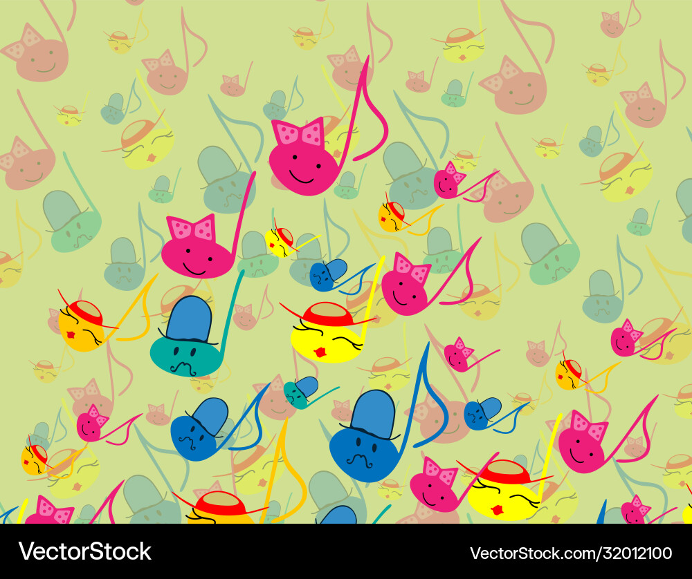 Set music notes Set music notes Vector Image