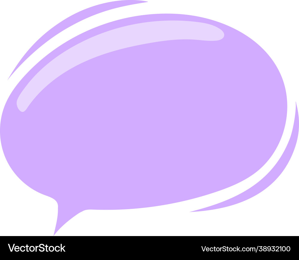 Violette Papierblasen für die Rede auf einem weißen Violette Papierblasen für die Rede auf einem weißen vektorbild
