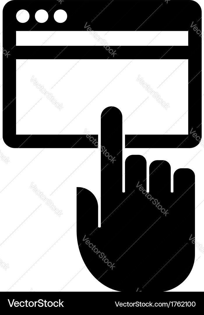 Web Browser Icon vector image