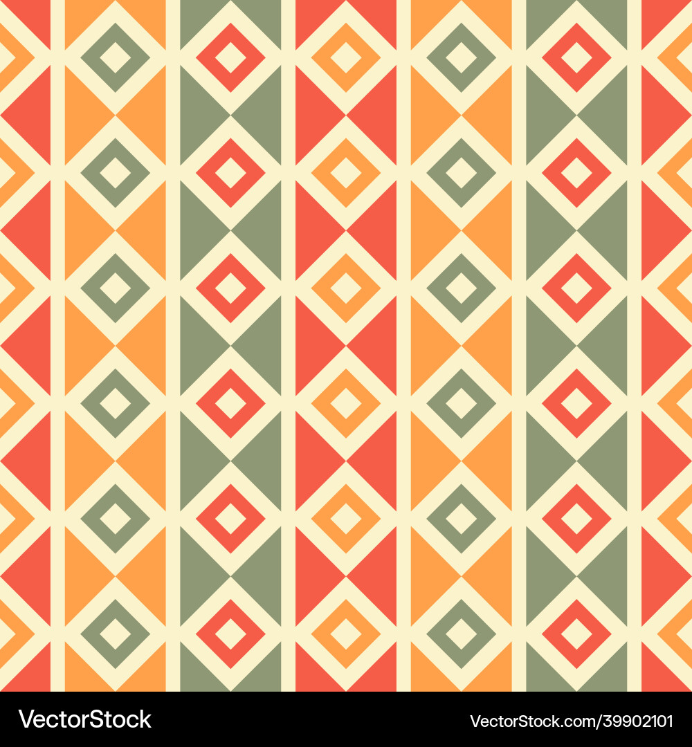 Abstract geometric seamless pattern background Vector Image