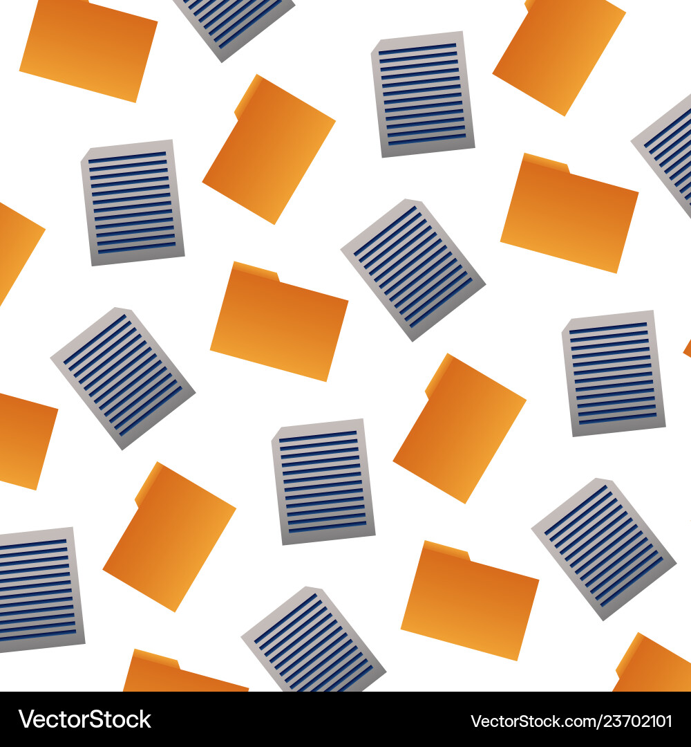 Background folder file document pattern Vector Image