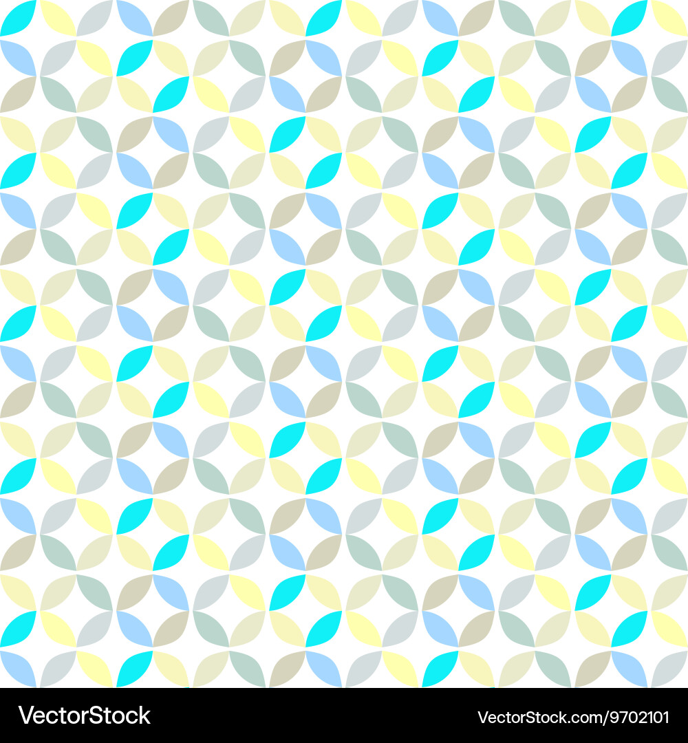 Geometric circle pattern background vector image