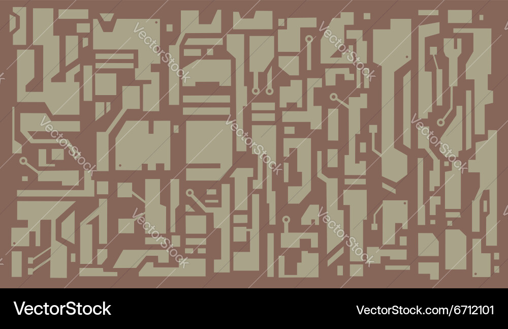 Hi-tech pattern vector image