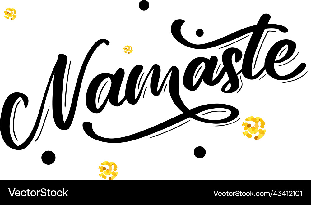 Lettering calligraphic poster with phrase Lettering calligraphic poster with phrase vector image