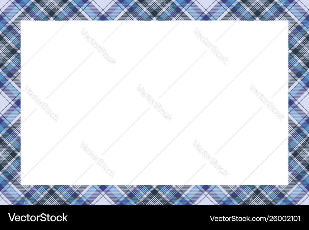 Rectangle borders and frames border pattern vector image