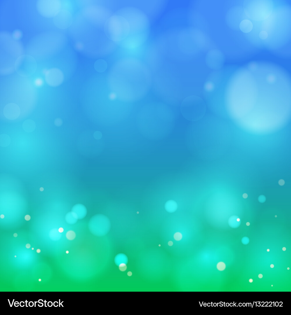 Abstract background with the image of bokeh Vector Image