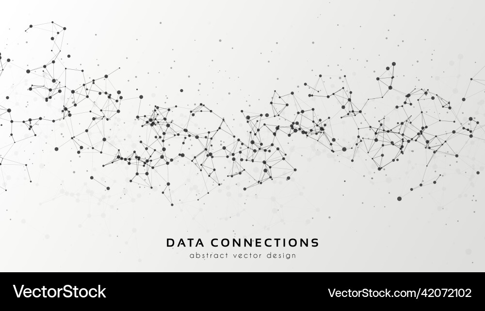Abstract Mesh Technology Background Vector Image