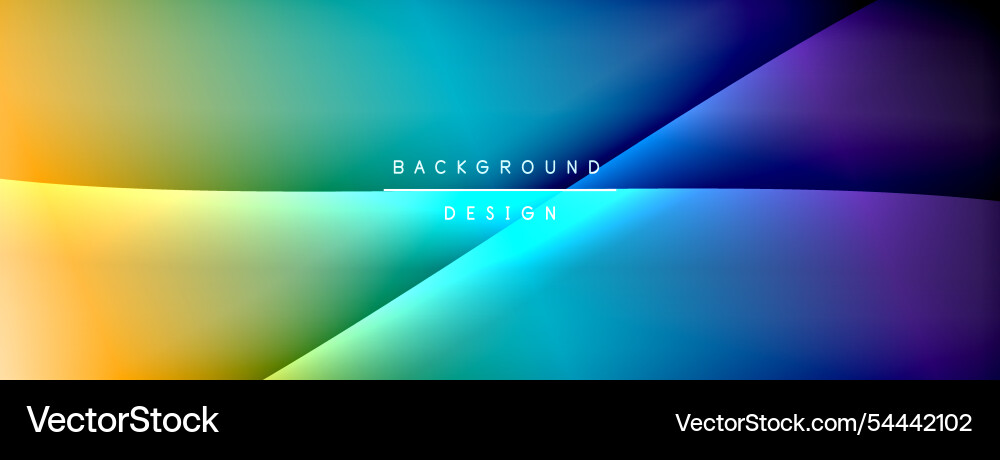 Bright rainbow style color gradient with curve Bright rainbow style color gradient with curve vector image