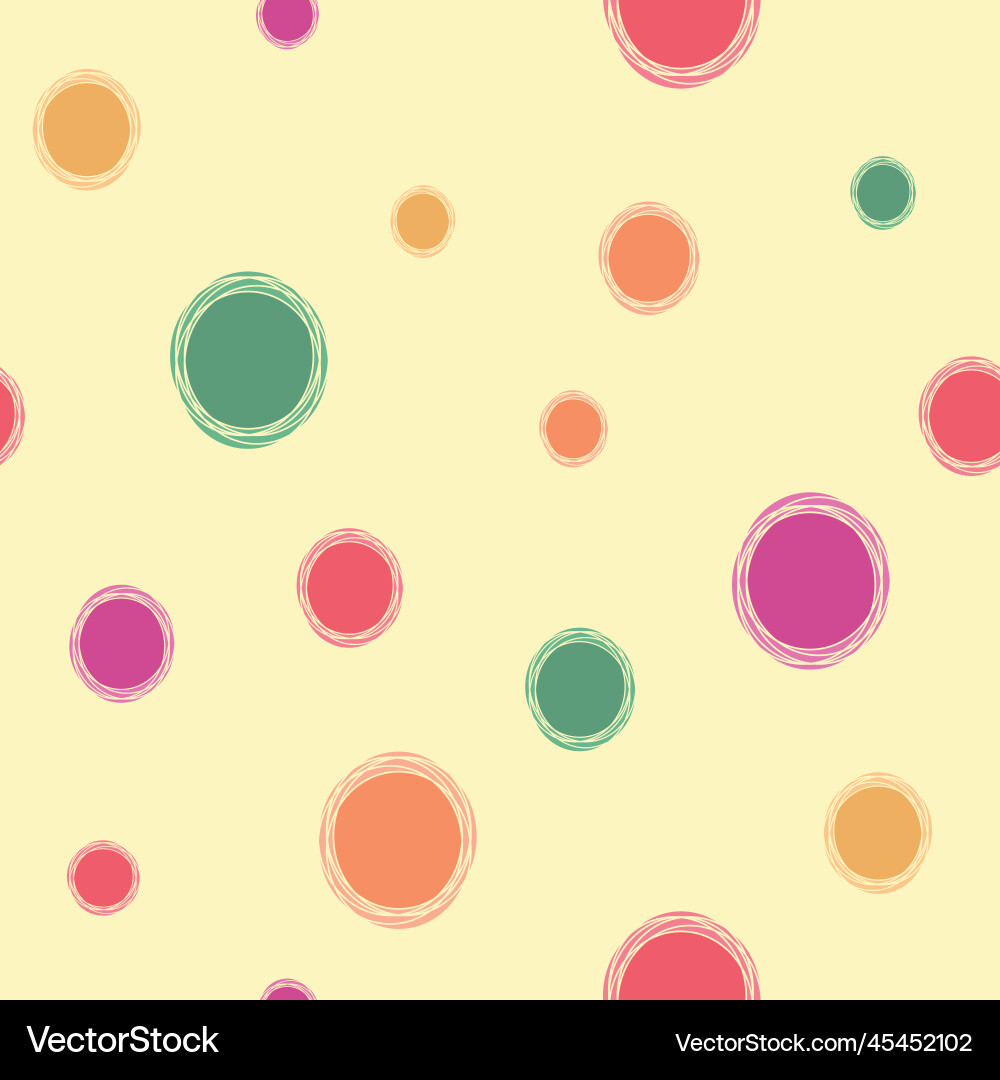 Circles seamless pattern background Circles seamless pattern background Vector Image