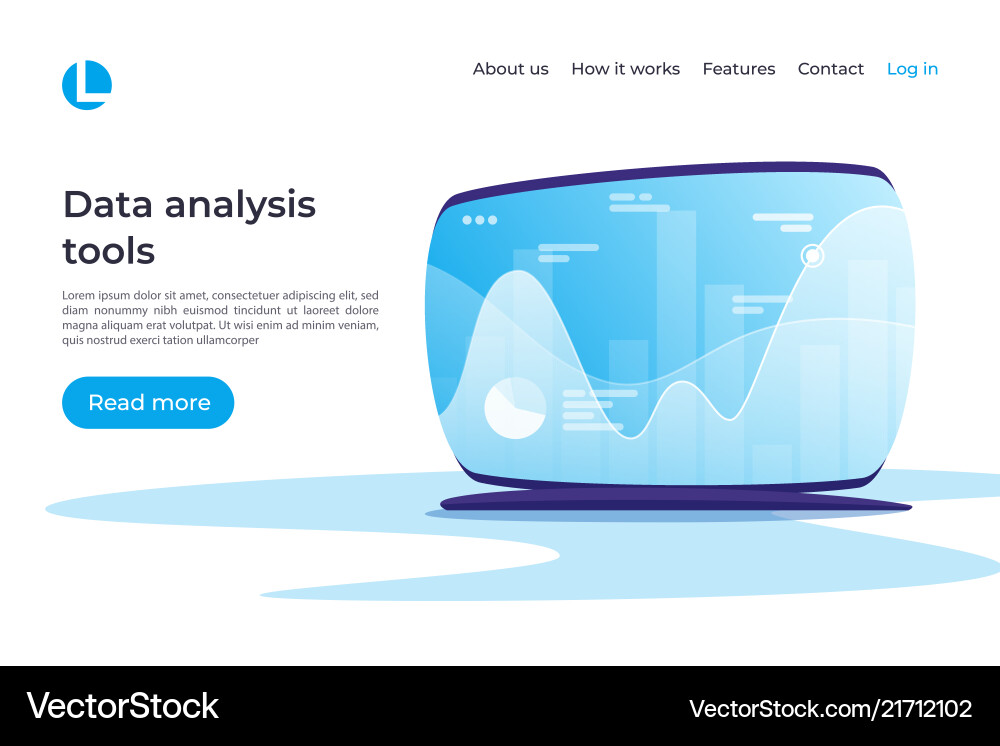 Data Analysis & Statistics Concepts vector image
