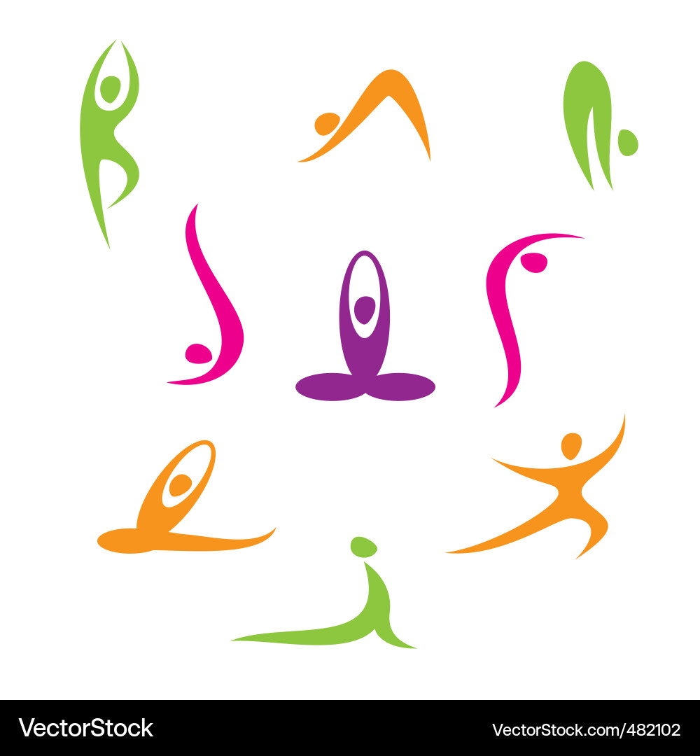 Yoga Royalty Free Vector Image - VectorStock