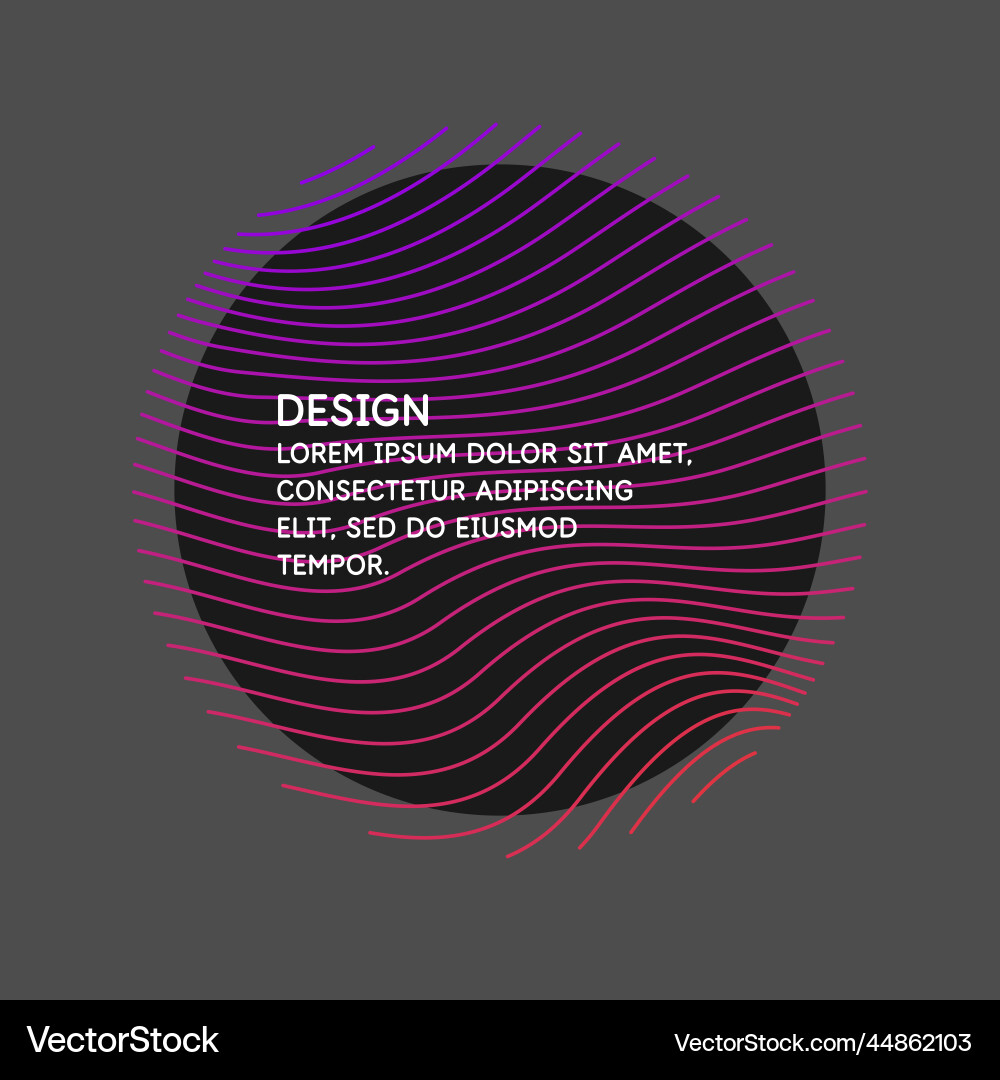 Abstract background with dynamic waves vector image