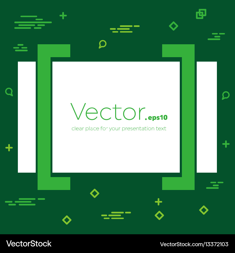 Abstract concept empty speech square quote Vector Image