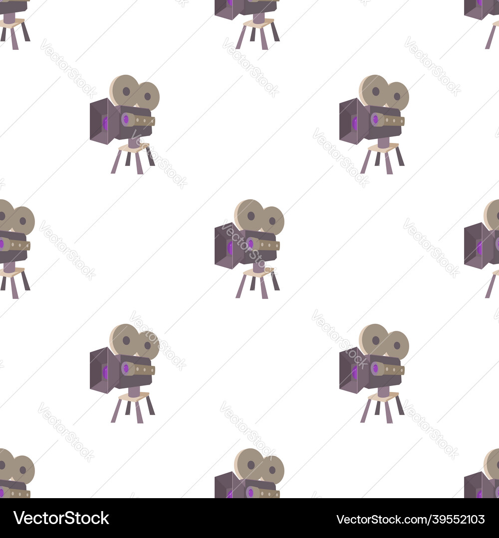 Camera pattern seamless Vector Image
